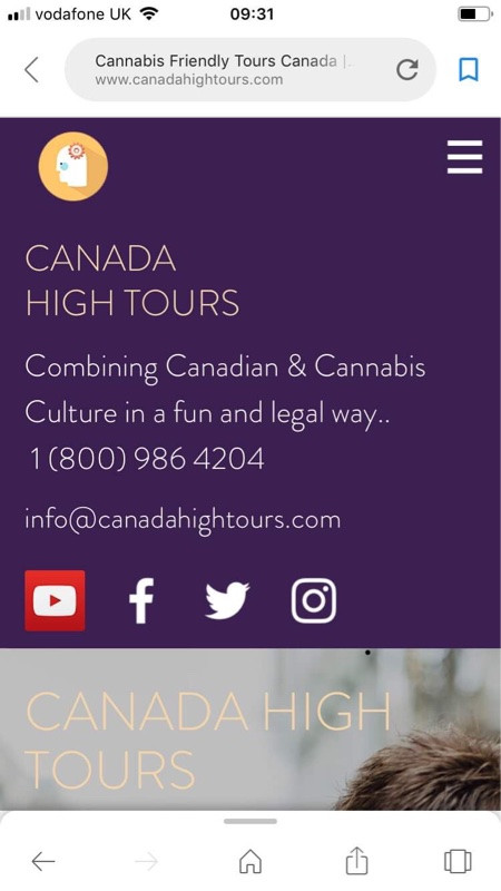 Canada High Tours make it even easier to contact us..