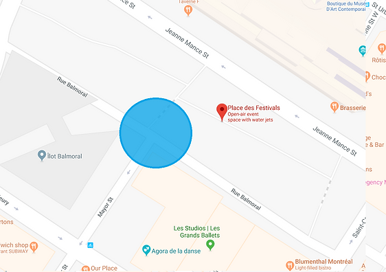 Corner of Mayor St and Rue Balmoral.PNG